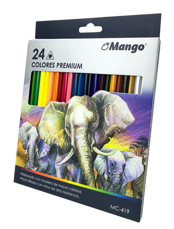 24 Colores JUMBO MANGO MC420