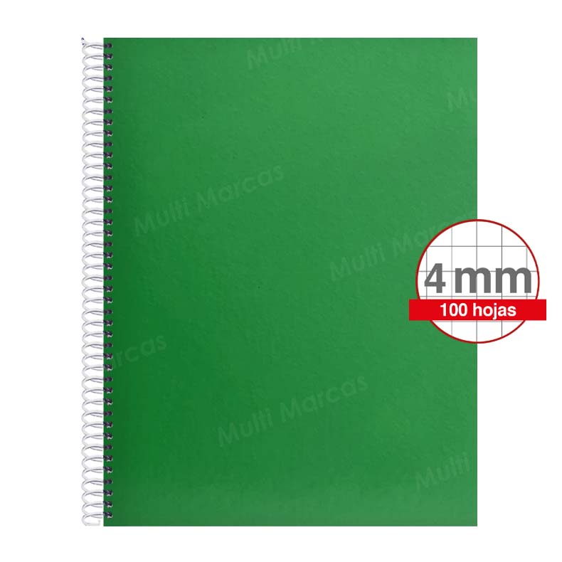 Cuaderno ABC Engrapado 50 hojas cuadricula 5 mm Tamaño Carta