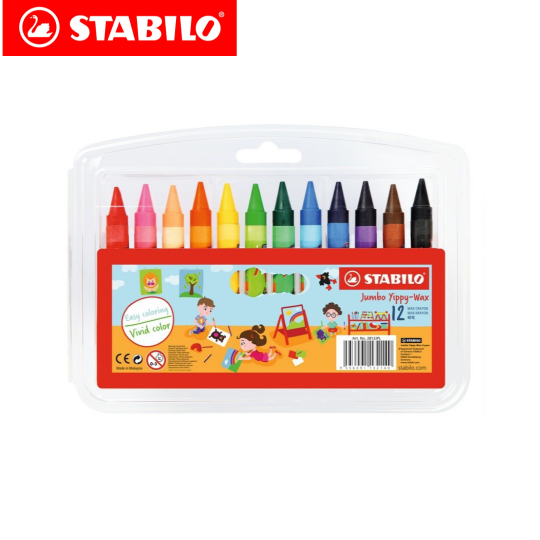 Crayones Pastel Trio 12 Unidades STABILO