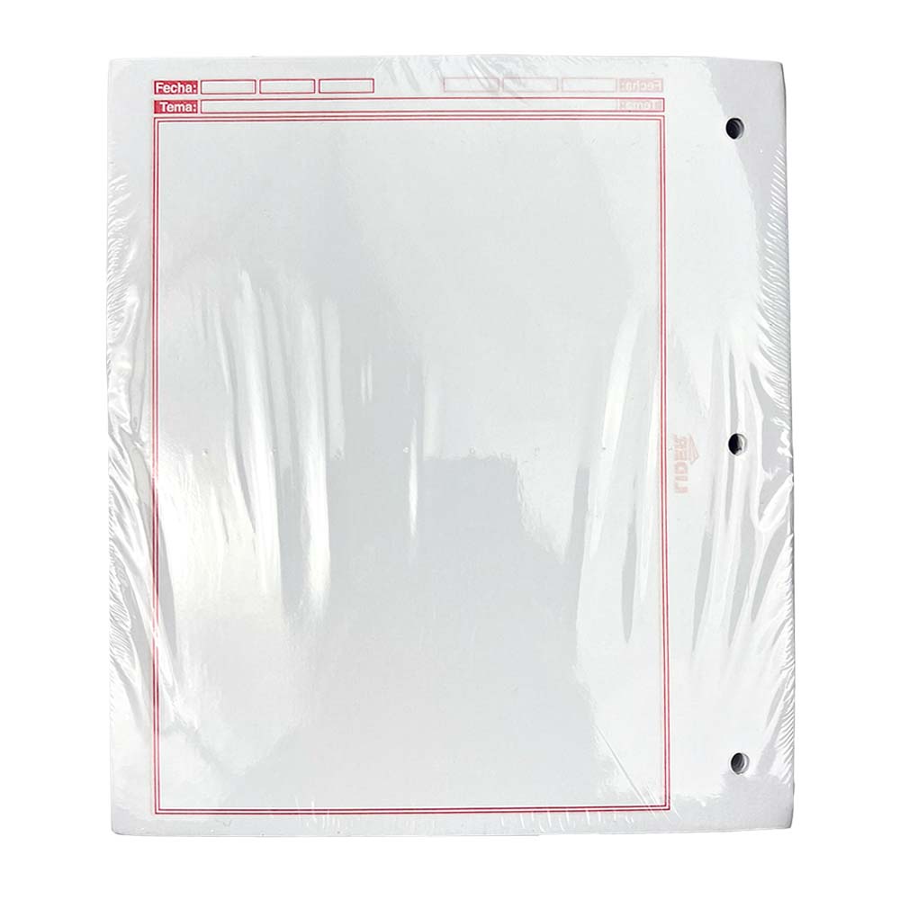 Paquete de 500 Hojas Blancas para Carpeta LIDER