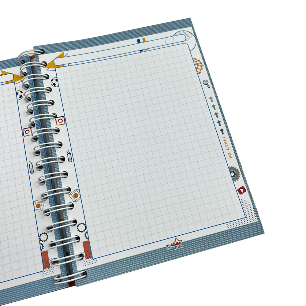 Cuaderno Espiral Tamaño A5 de 150 Hojas GOLD STAR