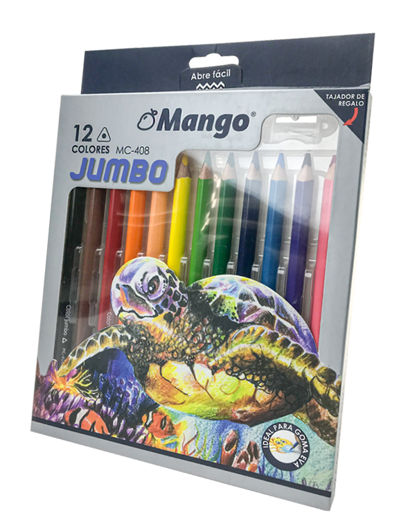 12 Colores JUMBO MANGO MC408