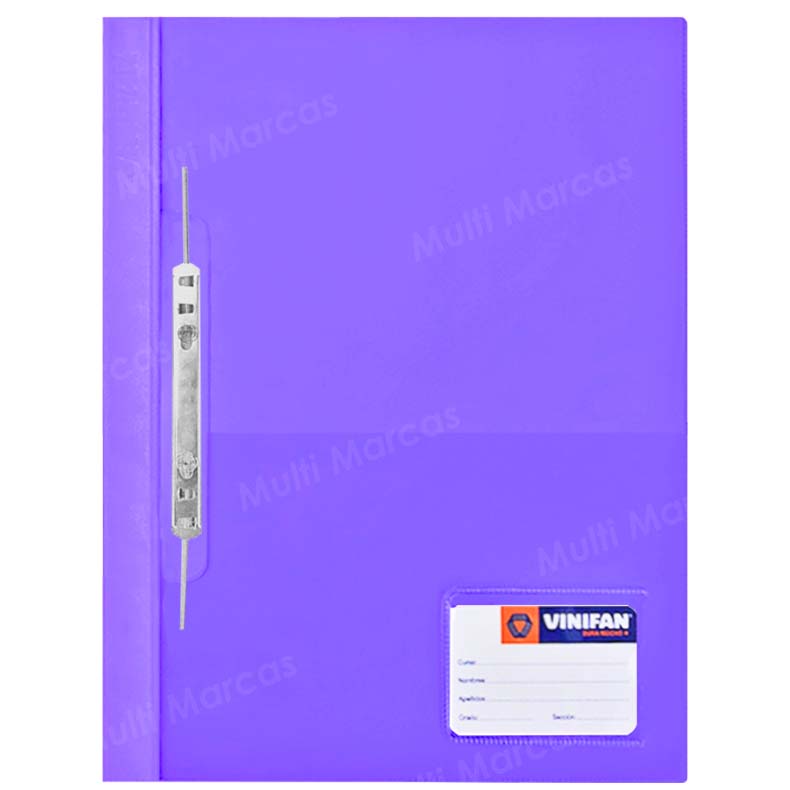 Folder Oficio Vinifan con Gusano Con Tapa Transparente