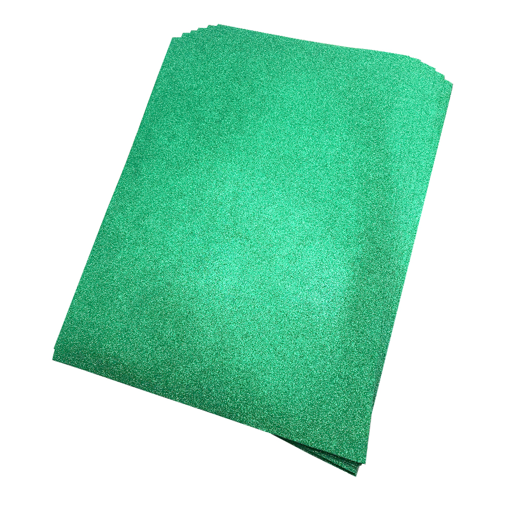 Paquete de Goma Eva Con Brillo/Glitter x10 Pliegos 50x70 cm.