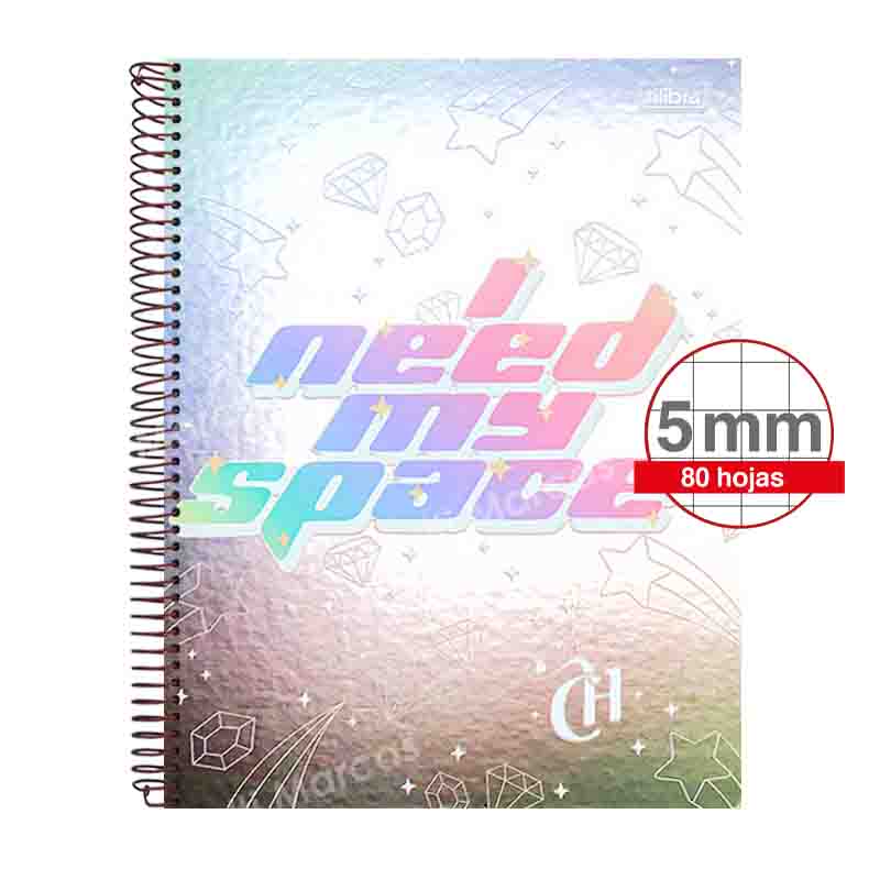 Cuaderno Espiral Tamaño Carta TILIBRA Capricho 80 Hojas