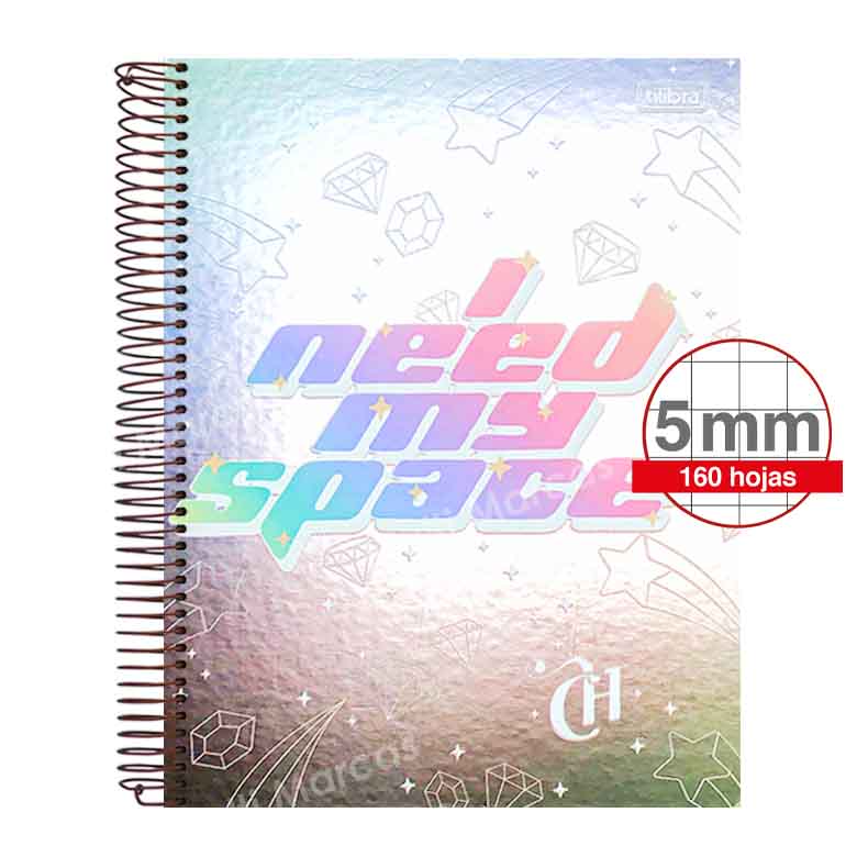 Cuaderno Espiral Tamaño Carta TILIBRA  Capricho 160 Hojas