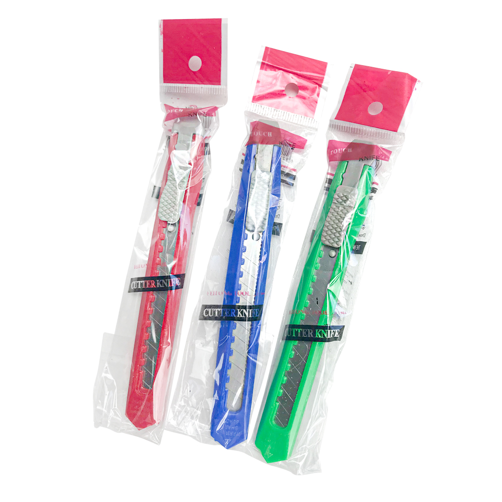 Set de 24 Unidades de Estilete/Cutter Sencillo Pequeño 9mm. FT-804