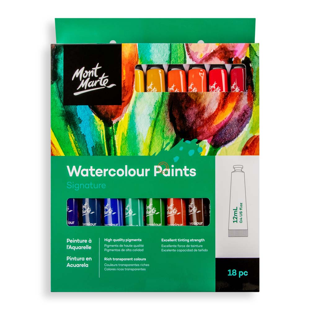 Pinturas de Acuarela Signature 18pc x 12ml