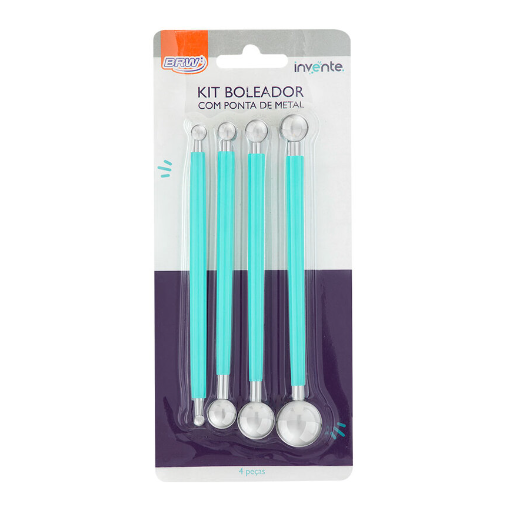 Kit Boleador 4 Piezas Metálico - BRW - BL0001