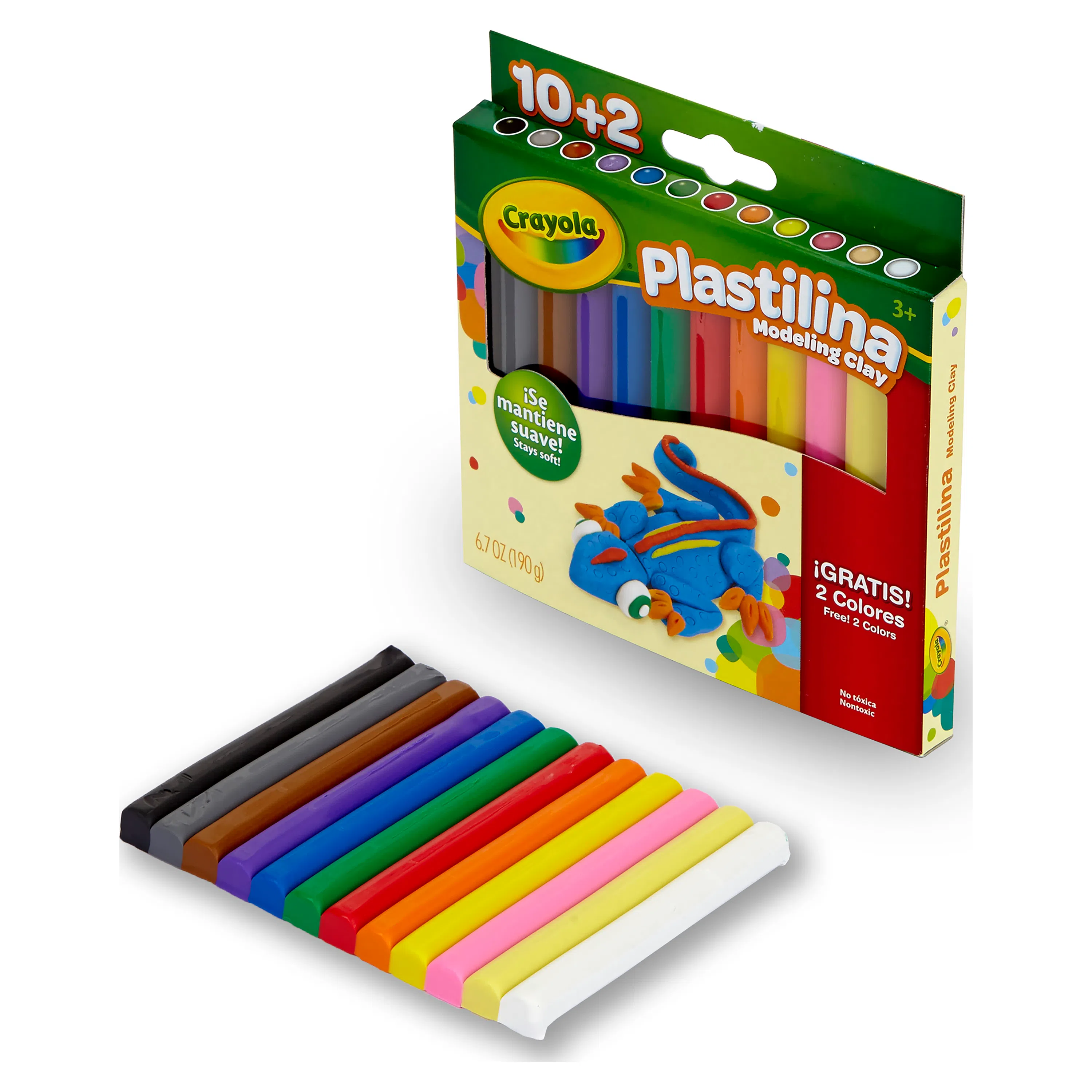 Set de 12 Barras de Plastilina - 57-2012 - Crayola