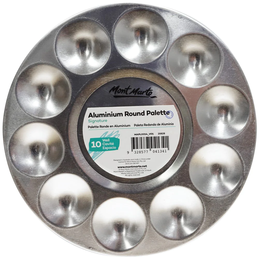 Paleta Redonda de Aluminio de 10 cavidades MONT MARTE MAPL0014