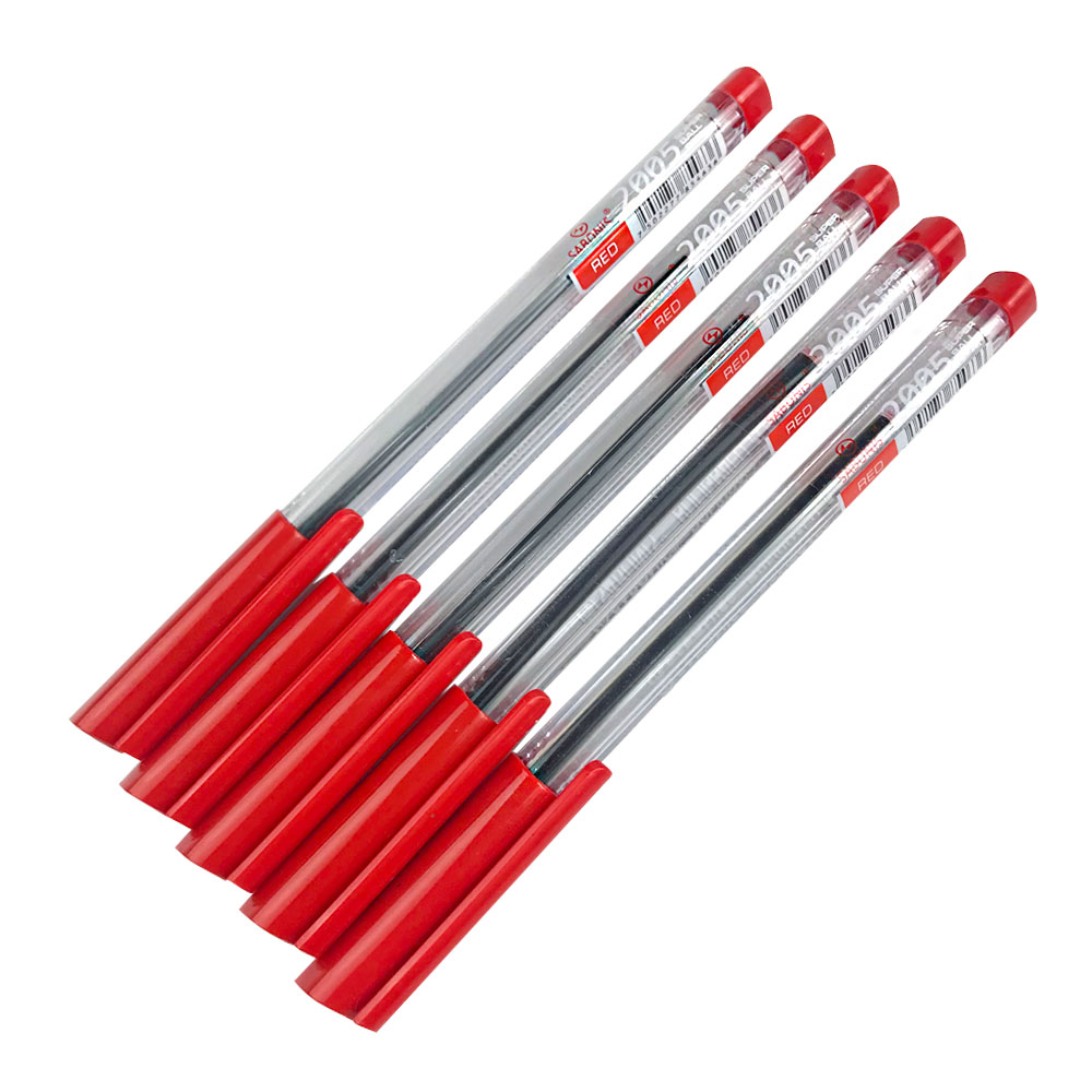 Bolígrafo Triangular Ergonómico SABONIS 2005 Rojo