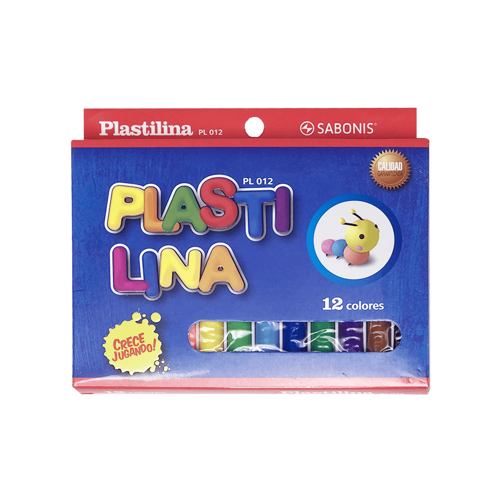 Plastilina de 12 Colores SABONIS PL012