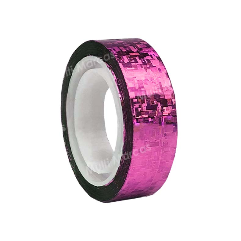 Cinta Holográfica de 12 Metros x 12 mm. (Colores Surtidos) - CL-112L - Five Stick