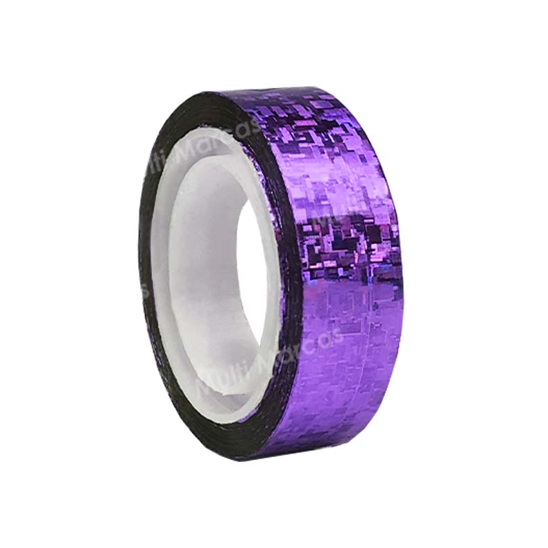 Cinta Holográfica de 12 Metros x 12 mm. (Colores Surtidos) - CL-112L - Five Stick