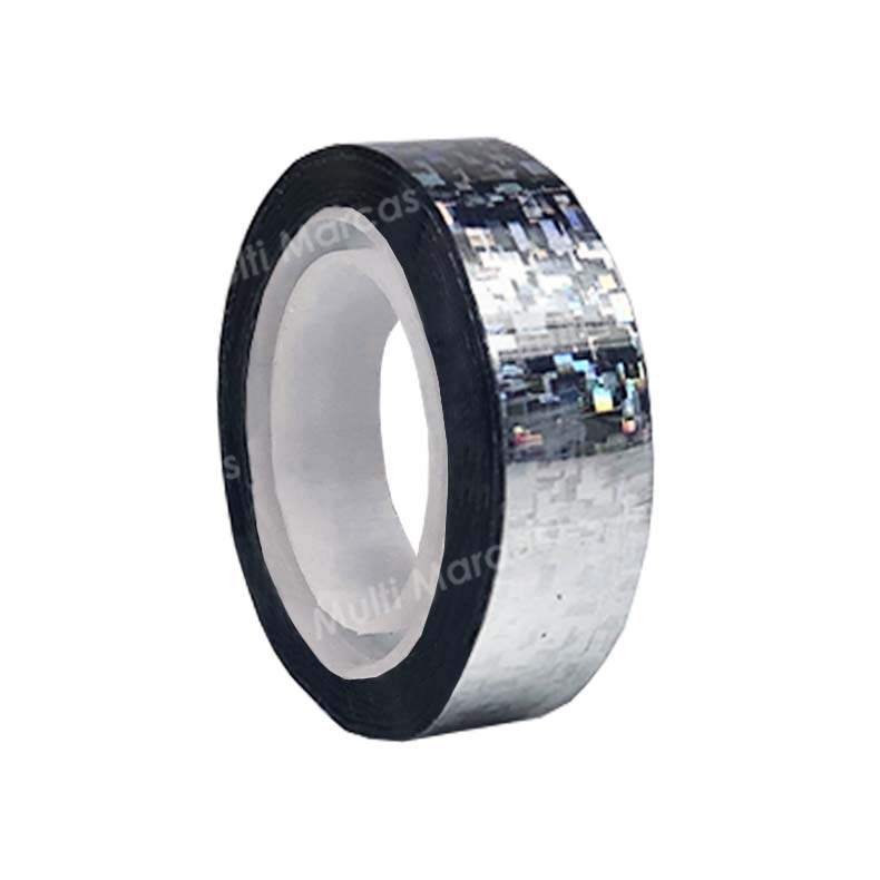 Cinta Holográfica de 12 Metros x 12 mm. (Colores Surtidos) - CL-112L - Five Stick