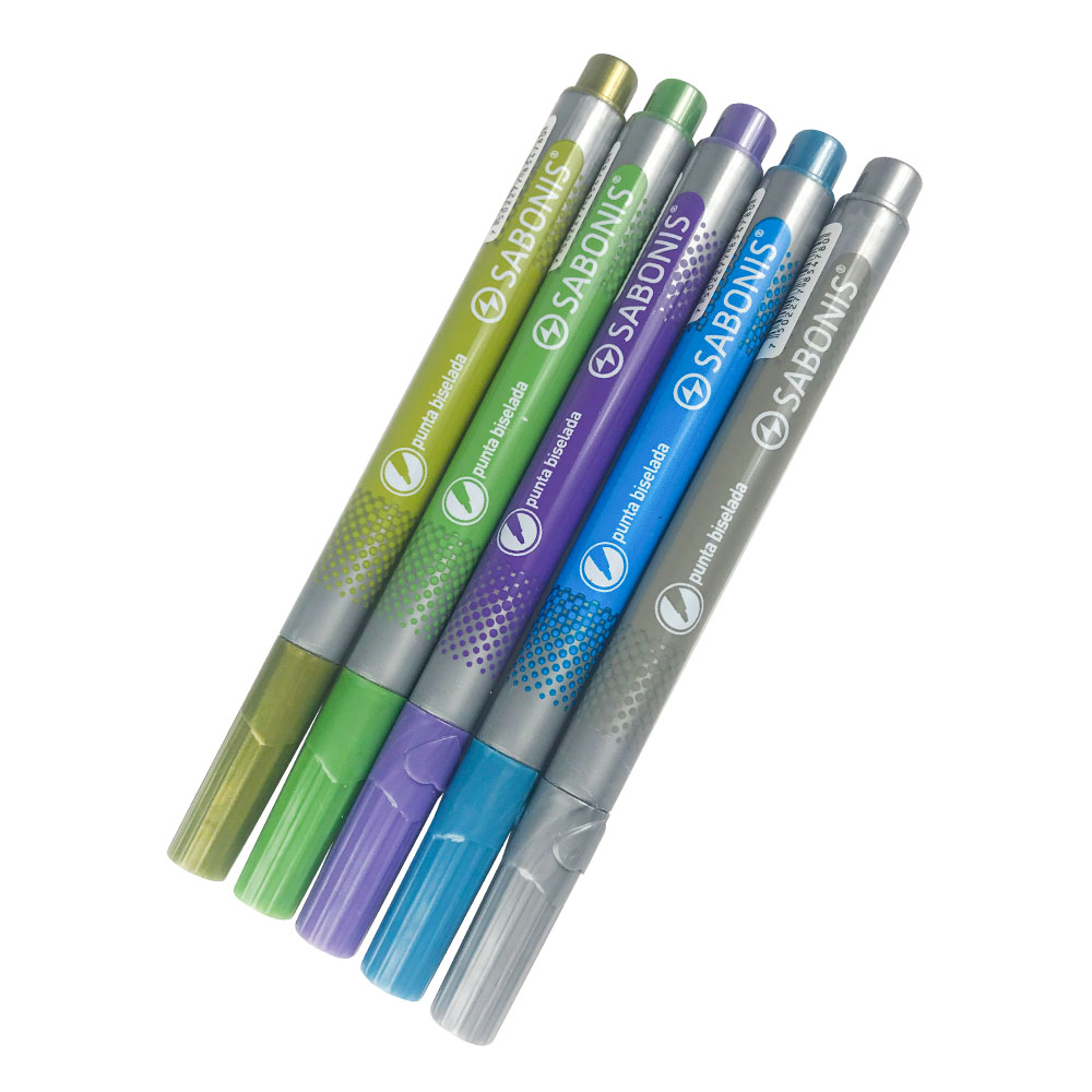 Set de 5 Marcadores Metalizados M400S SABONIS