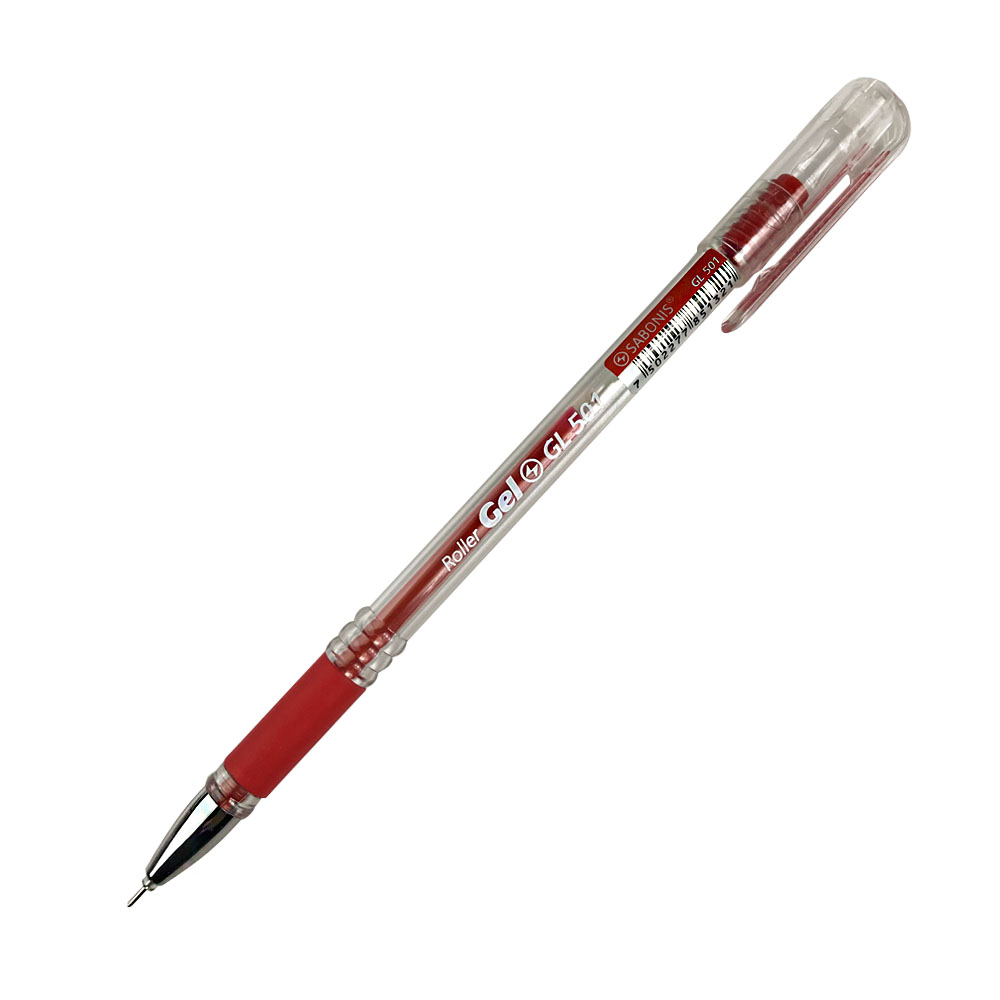 Micropunta Roller Gel GL501 Rojo SABONIS