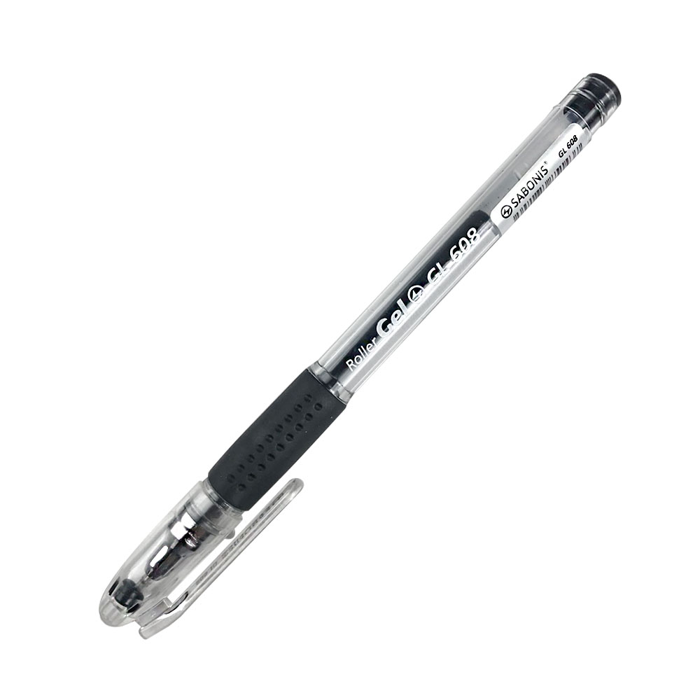 Micropunta Roller Gel GL608 Negro SABONIS