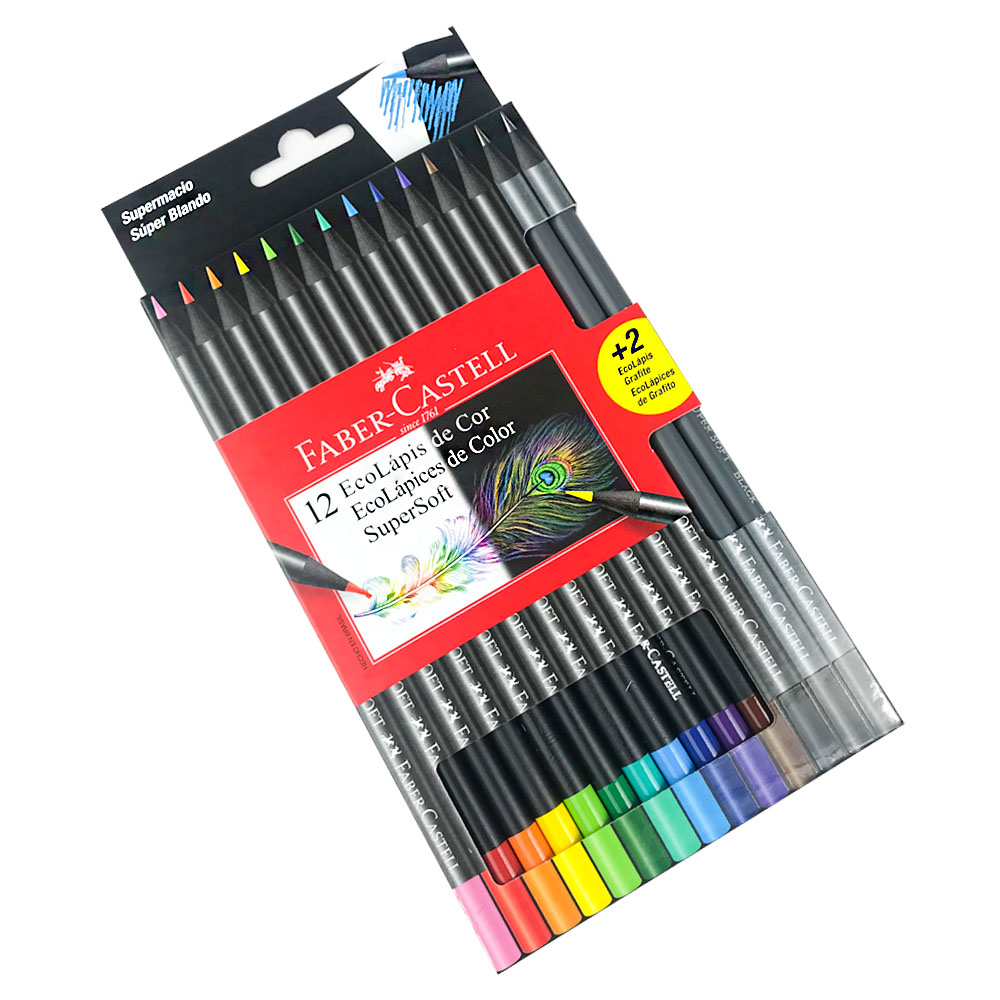 Set 60 EcoLápices de Colores Acuarelables Faber-Castell - Edición
