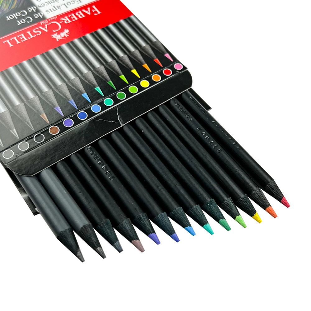 Lápices De Colores Faber-castell Supersoft Metalizados X 12