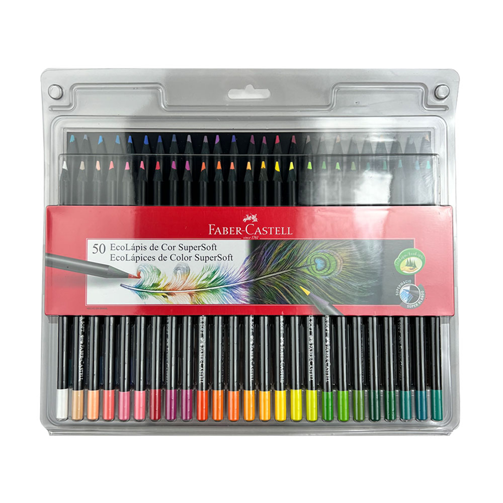 Set de 50 EcoLápices de Color Supersoft 120750SOFT FABER CASTELL