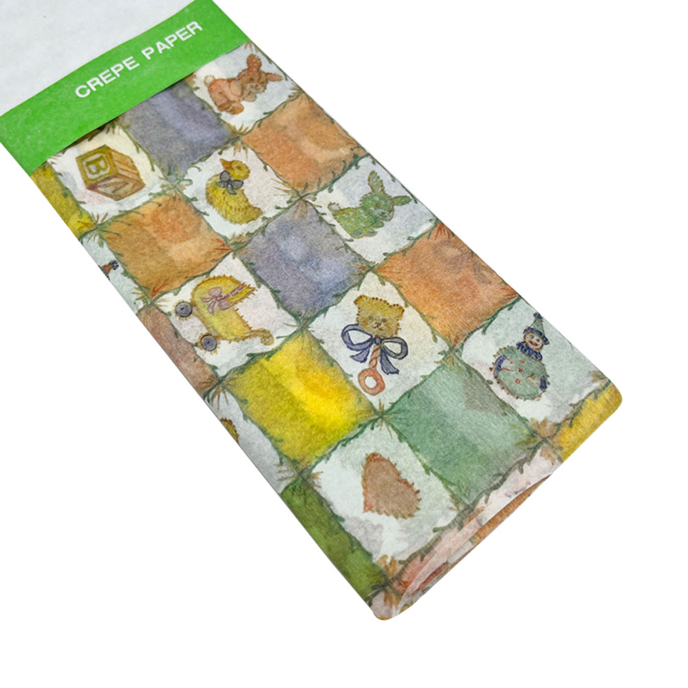 Rollo de Papel Crepé (50 x 150 cm) con patrón Infantil