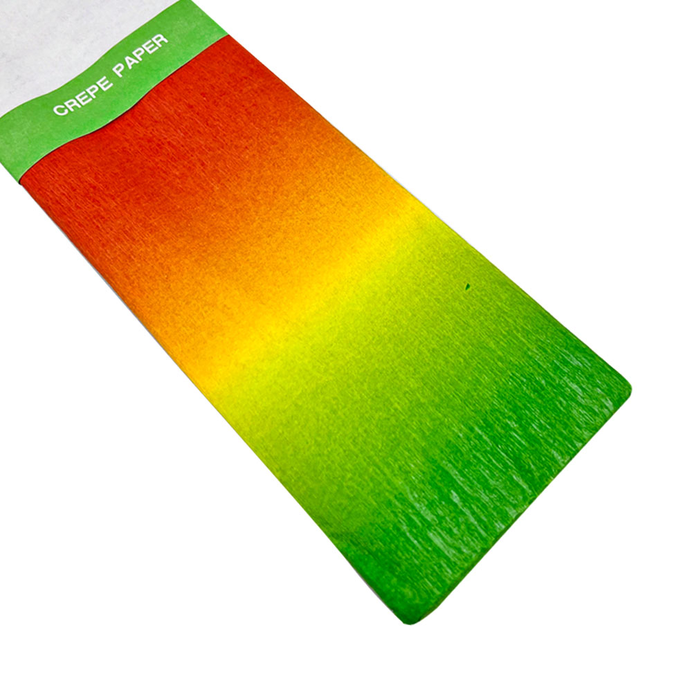 Rollo de Papel Crepé (50 x 150 cm) con diseño Arcoiris