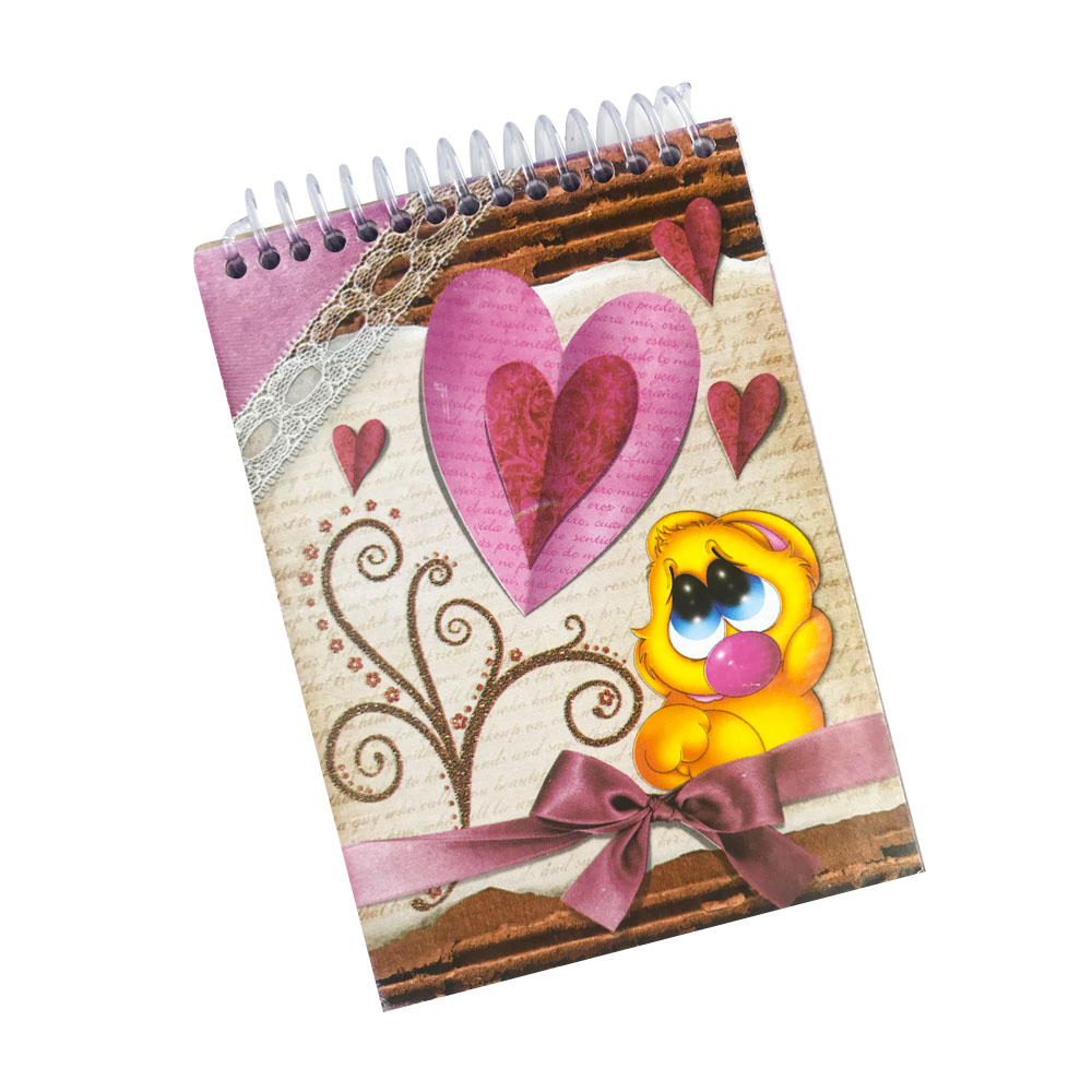 Libreta de Bolsillo Anillado Horizontal Cuadriculado Corriente GÉNESIS Perfumado