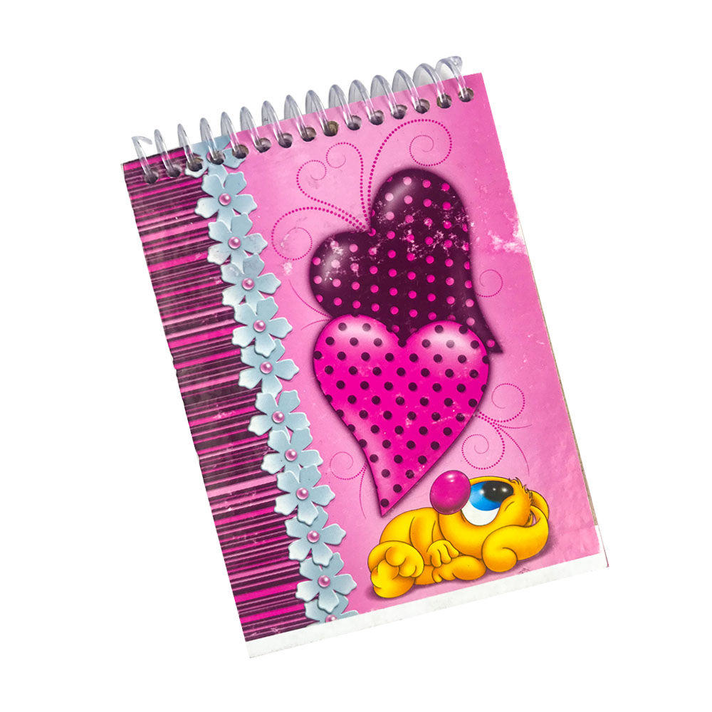 Libreta de Bolsillo Anillado Horizontal Cuadriculado Corriente GÉNESIS Perfumado