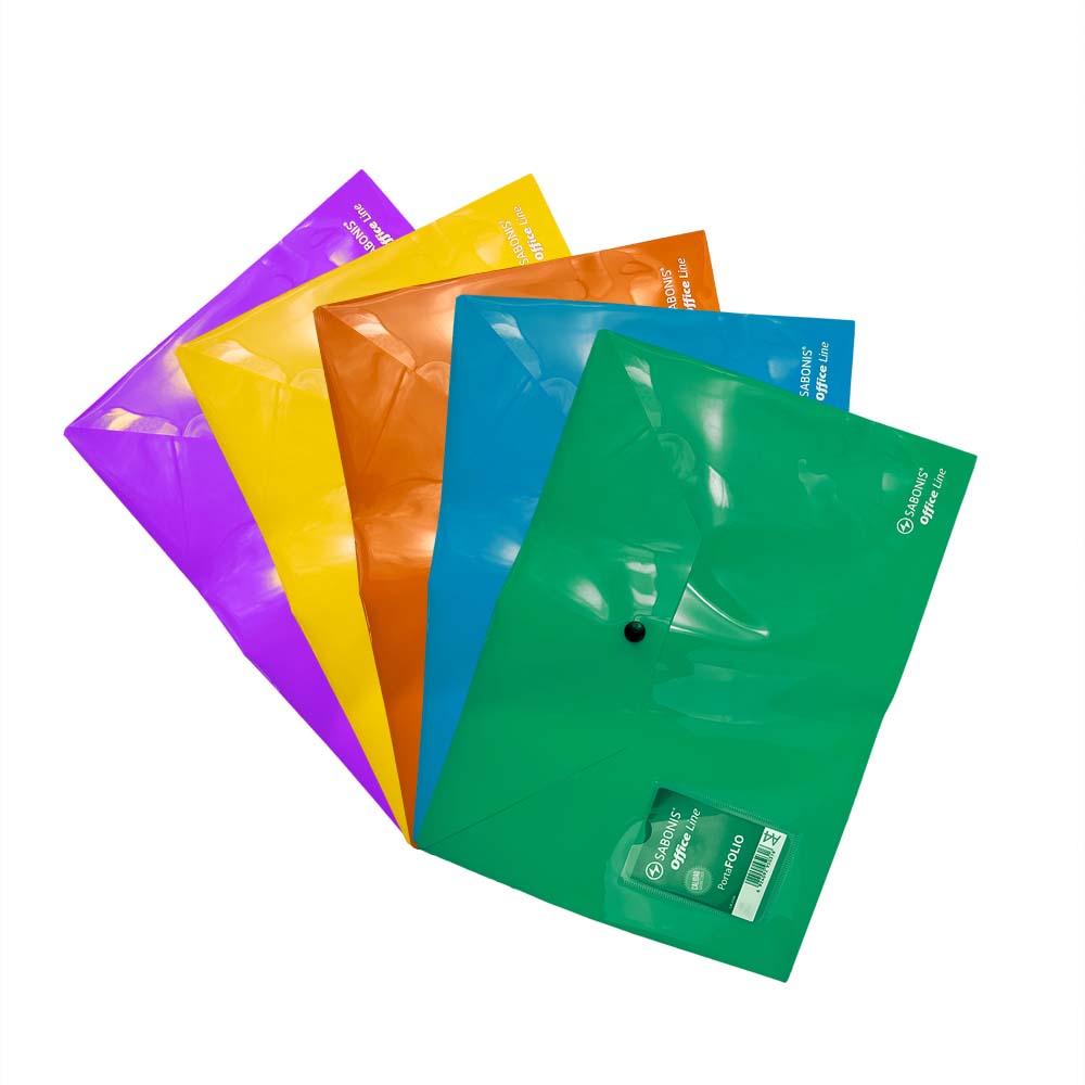 Carpeta / Folder Plástico Tamaño A4 Con Broche Kismet / Clip de Presión -  ST-01507-A - STUDMARK