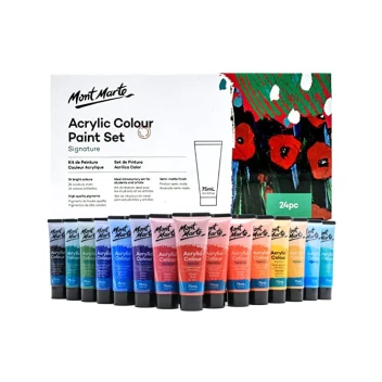 Set de Pinturas Acrílicas por 8 unid. de 36 ml Metalizadas MONT MARTE PMMT8361