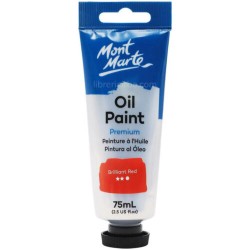 Pintura al Oleo 100 ml Profesional Series Negro Mars MONT MARTE MPO0047