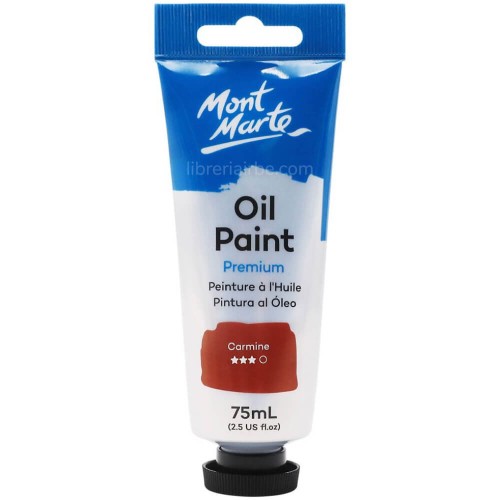 Pintura al Oleo 100 ml Profesional Series Carmesí MONT MARTE MPO0012