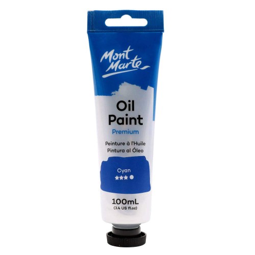 Pintura al Oleo 100 ml Profesional Series Negro Mars MONT MARTE MPO0047