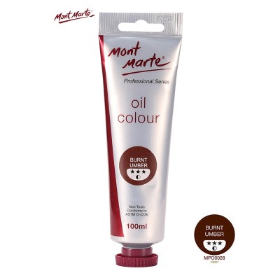 Pintura al Oleo 100 ml Profesional Series Negro Mars MONT MARTE MPO0047